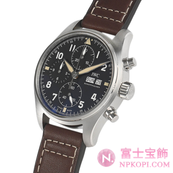 IWC自動巻き時計パイロット・ウォッチ・クロノグラフ・ スピットファイア IW387903