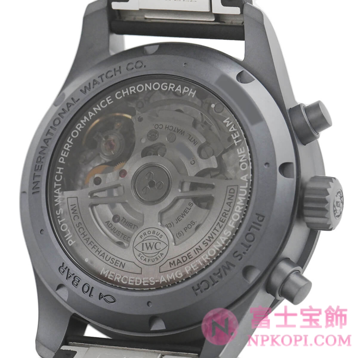 IWC自動巻き時計パイロット・ウォッチ・パフォーマンス・クロノグラフ メルセデス AMGペトロナス IW388306