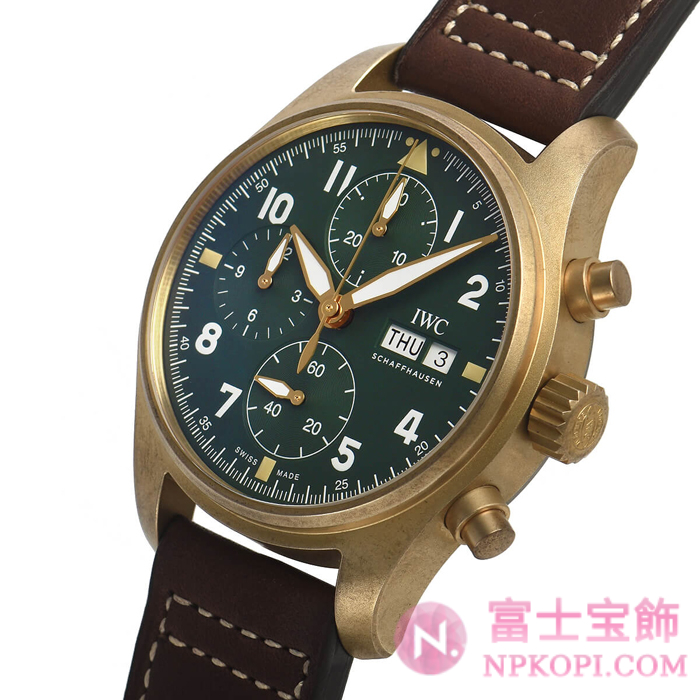 IWC自動巻き時計パイロット・ウォッチ・クロノグラフ・ スピットファイア IW387902