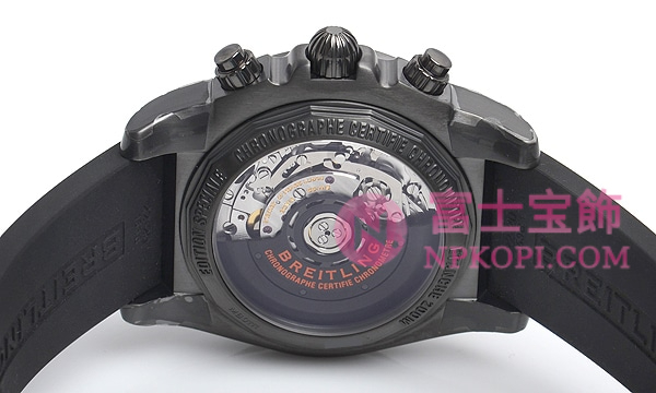 ブライトリング自動巻き時計クロノマット４４ レイブン M011B07VPB