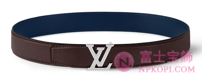 ルイヴィトンコピー代引きベルト･LV ヘリテージ 35MM リバーシブルネイビーM8715U