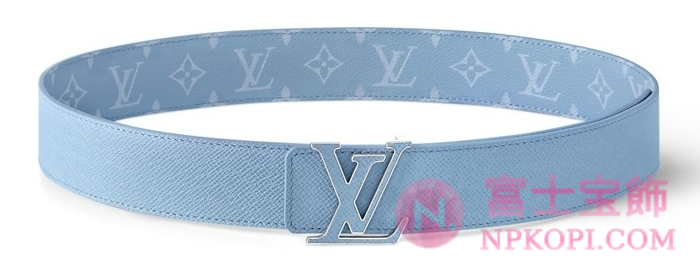 ルイヴィトンコピーベルト･LV イニシャル 40MM リバーシブルスカイブルーM8965U