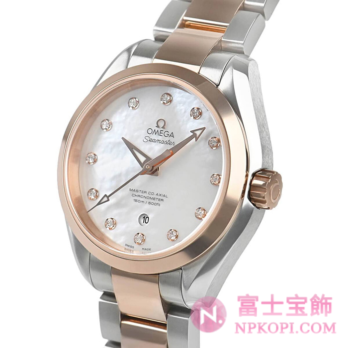 オメガ自動巻き時計シーマスター アクアテラ 150M 34mm 231.20.34.20.55.001