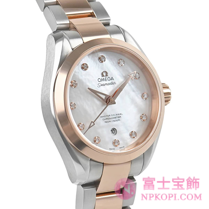 オメガ自動巻き時計シーマスター アクアテラ 150M 34mm 231.20.34.20.55.001