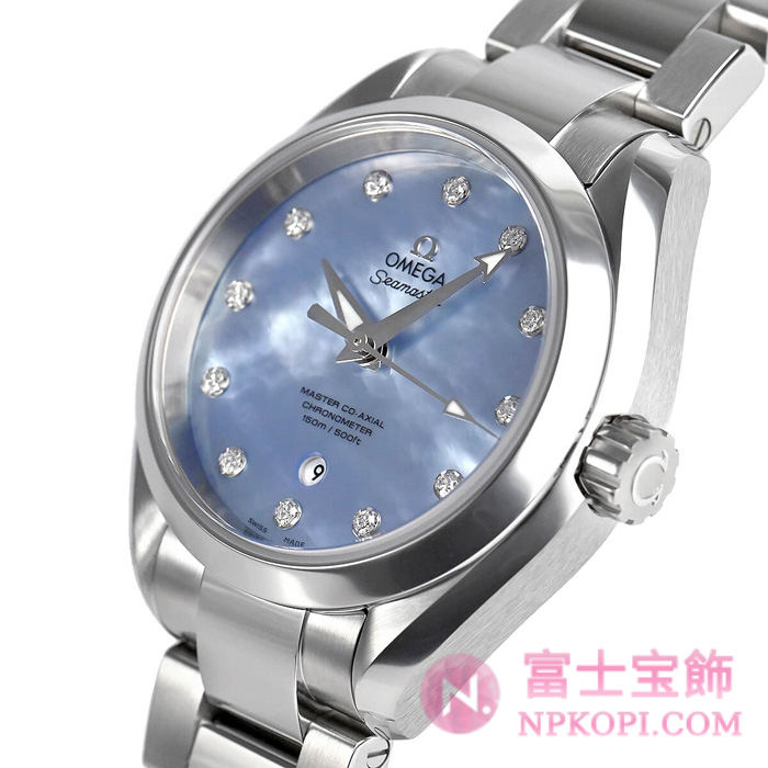 オメガ自動巻き時計シーマスター アクアテラ 150M 34mm 231.10.34.20.57.002