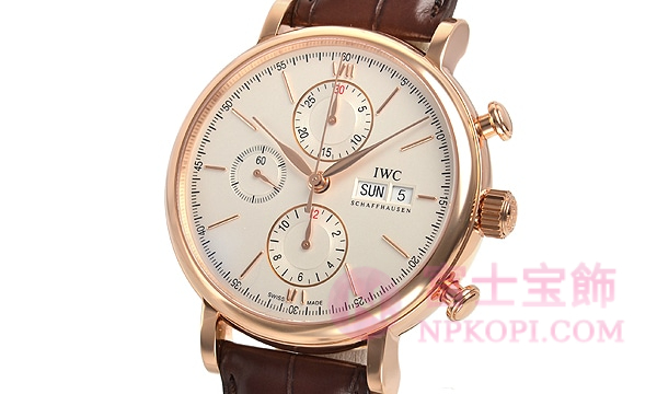 IWC自動巻き時計ポートフィノ・クロノグラフ IW391020