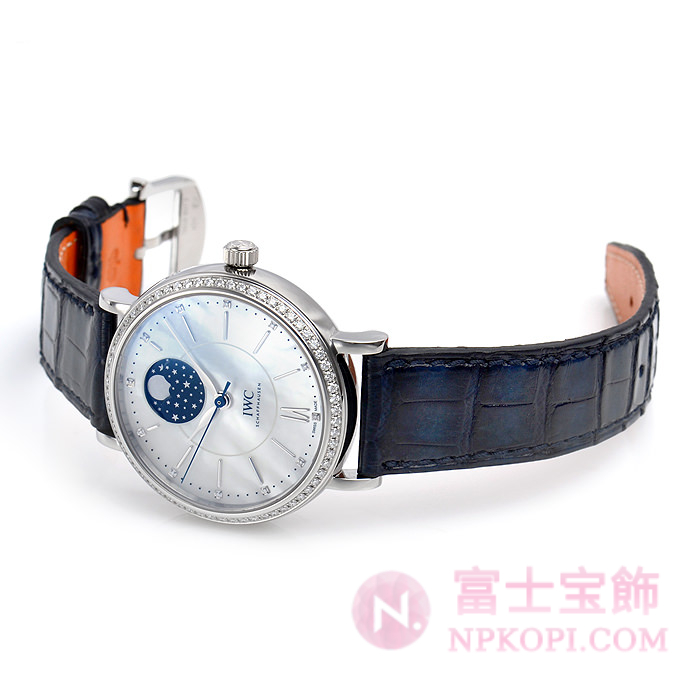 IWC自動巻き時計ポートフィノ ミッドサイズ オートマティック ムーンフェイズ IW459001