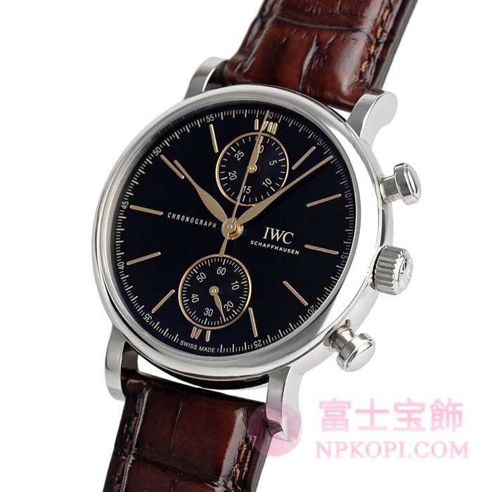 IWC自動巻き時計ポートフィノ・クロノグラフ 39 IW391404