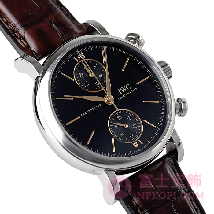 IWC自動巻き時計ポートフィノ・クロノグラフ 39 IW391404