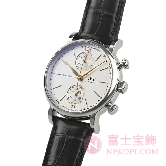 IWC自動巻き時計ポートフィノ・クロノグラフ 39 IW391406
