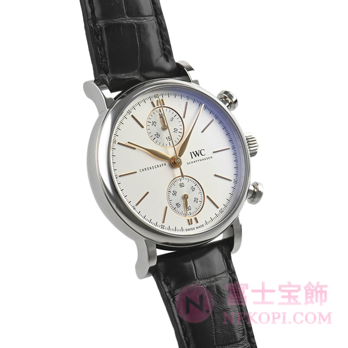 IWC自動巻き時計ポートフィノ・クロノグラフ 39 IW391406