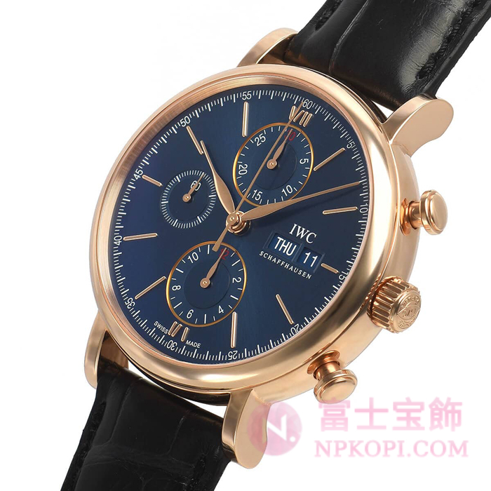 IWC自動巻き時計ポートフィノ・クロノグラフ IW391035
