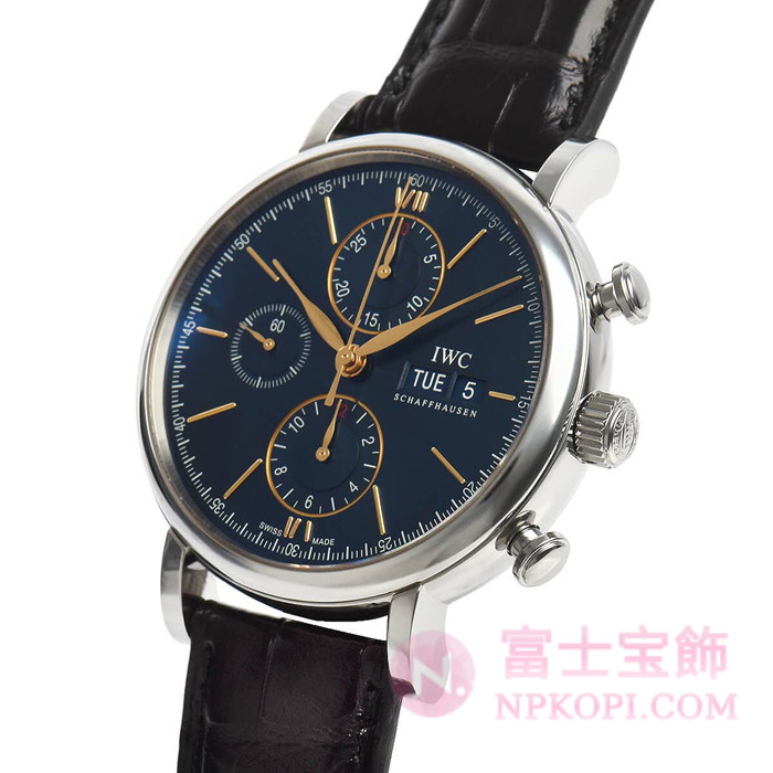 IWC自動巻き時計ポートフィノ・クロノグラフ IW391036