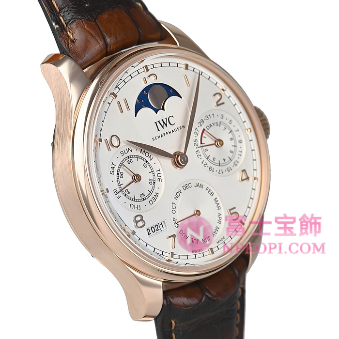 IWC自動巻き時計ポルトギーゼ パーペチュアルカレンダー IW503302