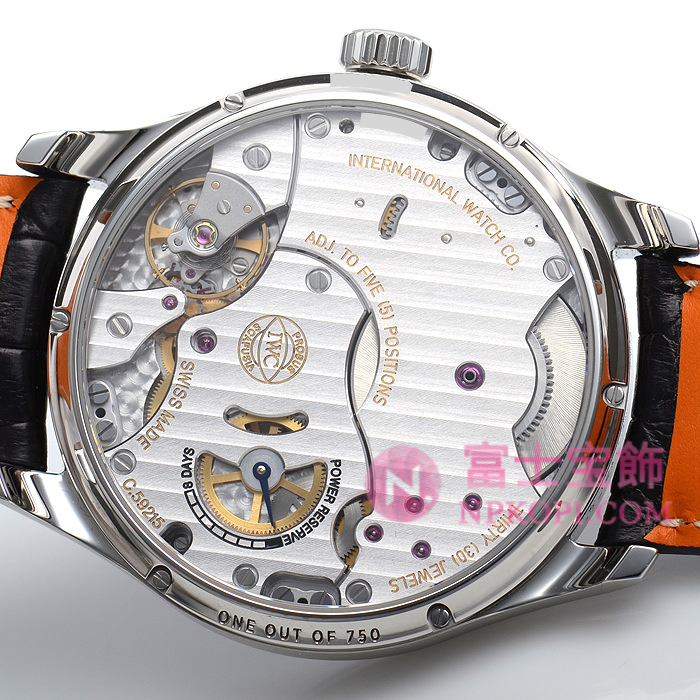 IWC手巻き時計ポルトギーゼ ハンドワインド 8Days 75thアニバーサリー 世界限定750本 IW510205