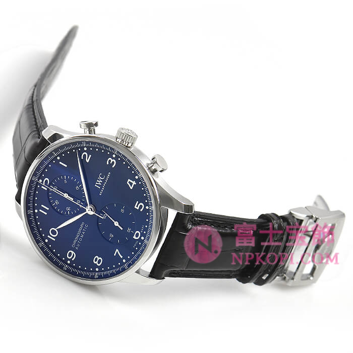 IWC自動巻き時計ポルトギーゼ・クロノグラフ 創立150周年記念 限定2000本 IW371601