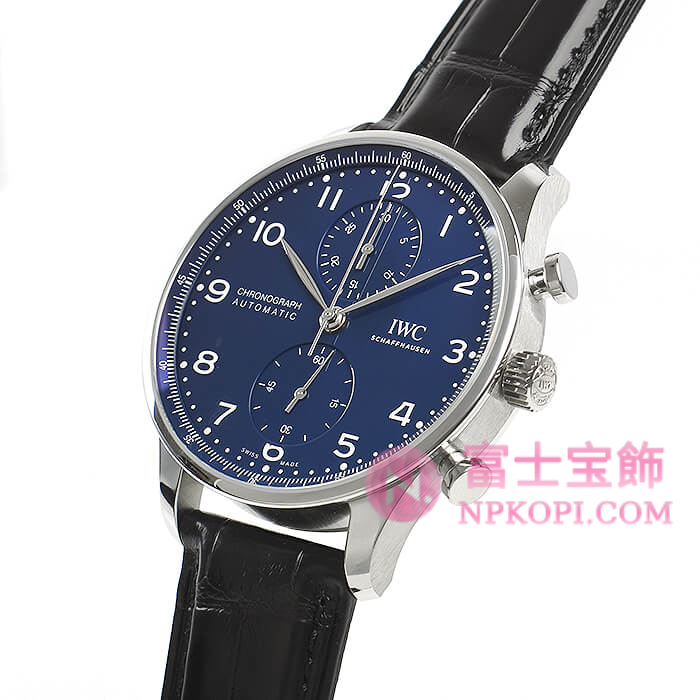 IWC自動巻き時計ポルトギーゼ・クロノグラフ 創立150周年記念 限定2000本 IW371601