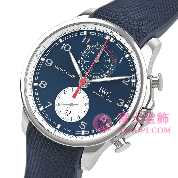 IWC自動巻き時計ポルトギーゼ・ヨットクラブ・クロノグラフ オールバー・ブラウン IW390704