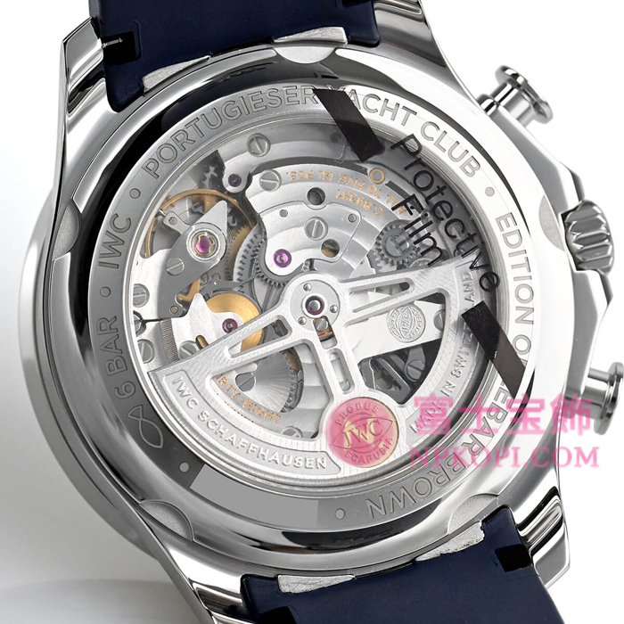 IWC自動巻き時計ポルトギーゼ・ヨットクラブ・クロノグラフ オールバー・ブラウン IW390704