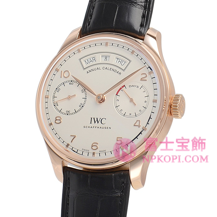 IWC自動巻き時計ポルトギーゼ アニュアルカレンダー IW503504