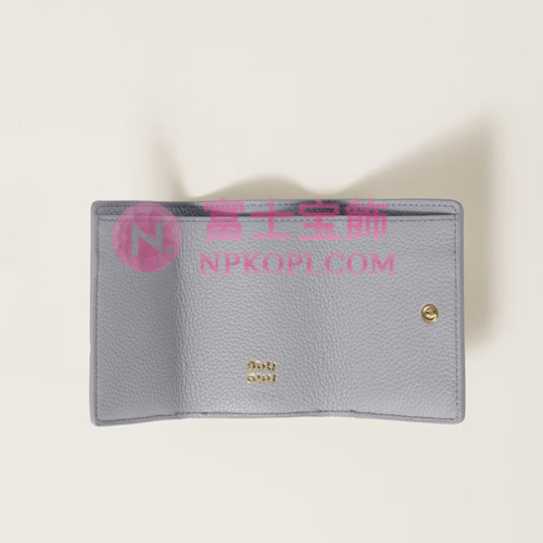 ミュウミュウスーパーコピーヴィッテロダイノレザー 財布5MH021_2DT7_F0164