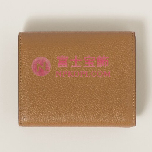 ミュウミュウスーパーコピーヴィッテロダイノレザー 折り財布5MH040_2DT7_F03OE