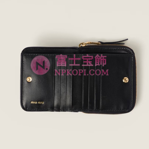 ミュウミュウスーパーコピーマテラッセレザー 財布5ML522_AFPP_F0002