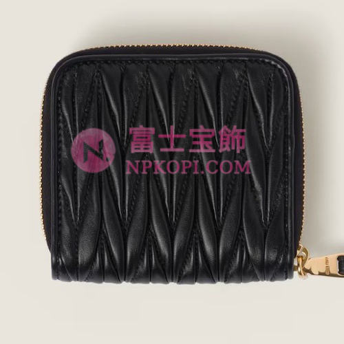 ミュウミュウスーパーコピーマテラッセレザー 財布5ML522_AFPP_F0002