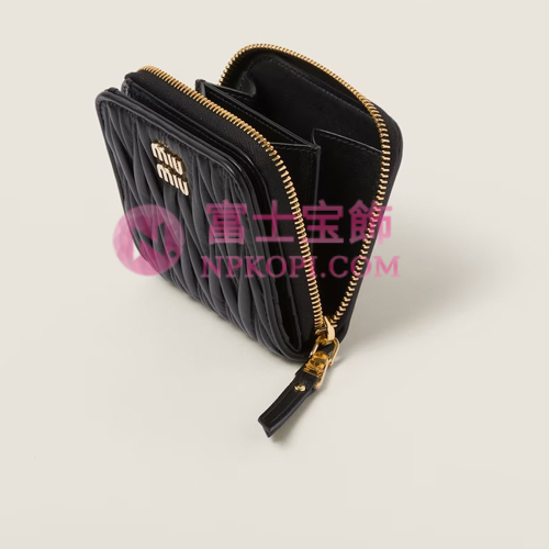 ミュウミュウスーパーコピーマテラッセレザー 財布5ML522_AFPP_F0002