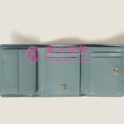 ミュウミュウスーパーコピーマテラッセレザー 財布5MH033_AFPP_F0035