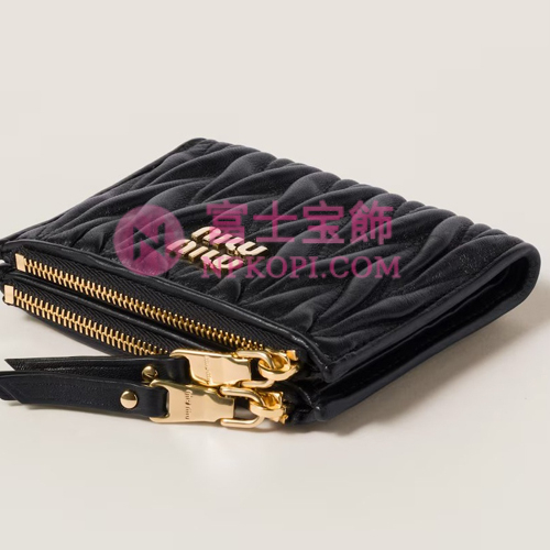 ミュウミュウスーパーコピーマテラッセレザー 財布5ML024_2FPP_F0002