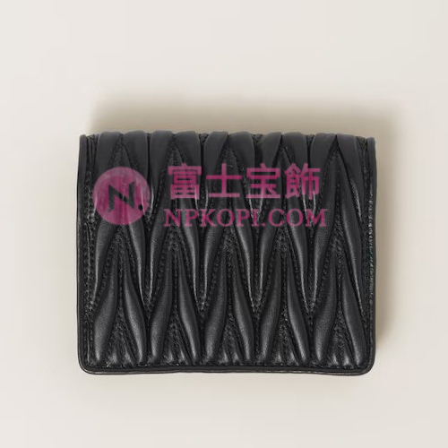 ミュウミュウスーパーコピーマテラッセレザー 折り財布5MV204_AFPP_F0002