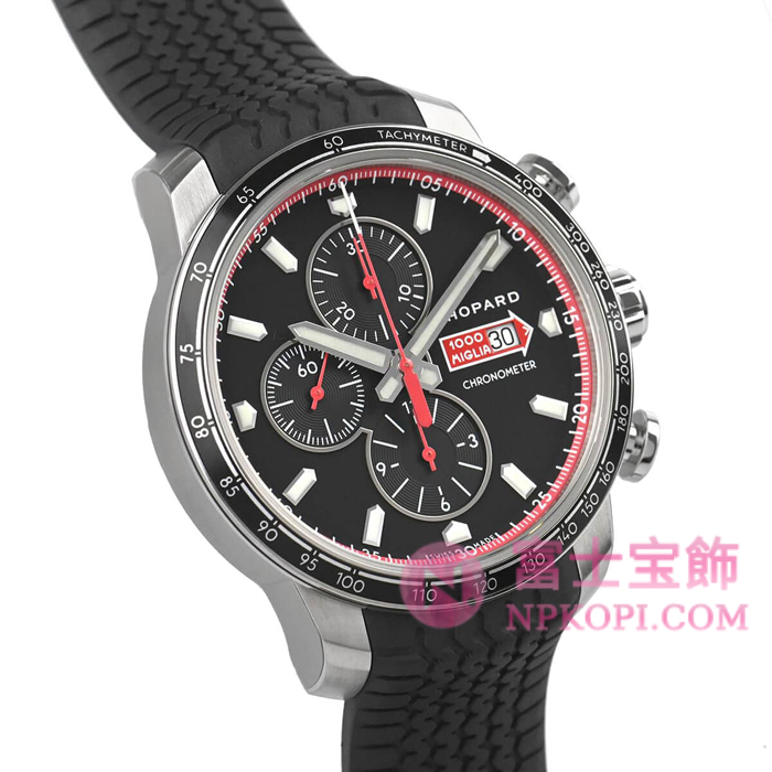 ショパール自動巻き時計ミッレ ミリア GTS クロノグラフ 168571-3001