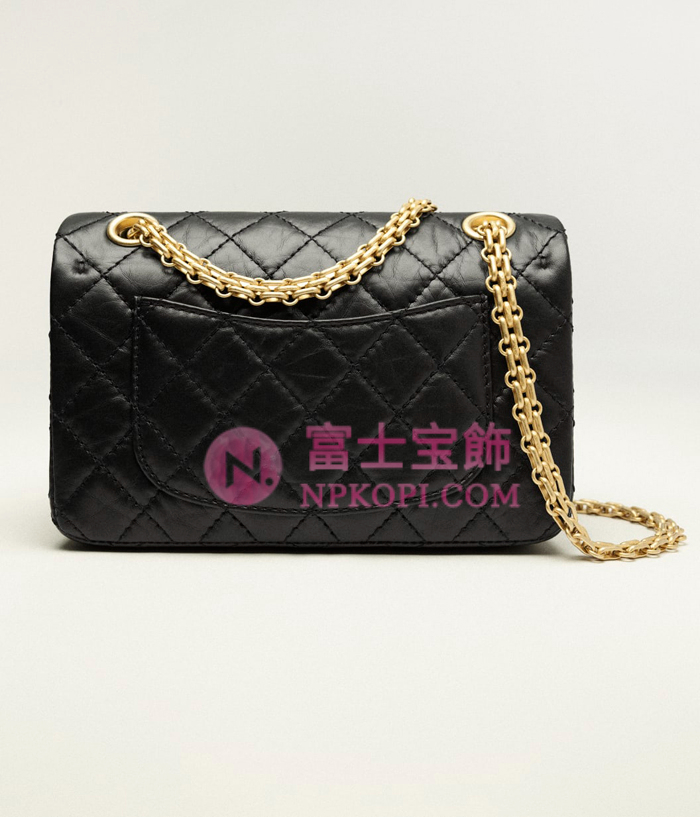 シャネルスーパーコピー後払い2.55 ミニ ハンドバッグエイジド カーフスキン ブラックAS0874-Y04634-94305
