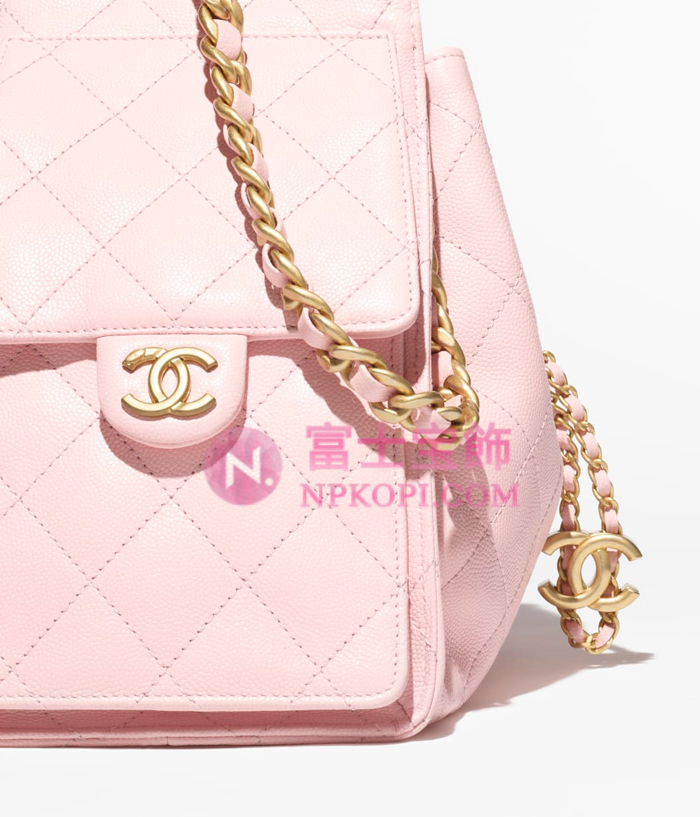 シャネルスーパーコピー後払い2025年春夏CHANEL 25 スモール ハンドバッググレインド カーフスキン ピンクAS5293-B20304-NAGEO