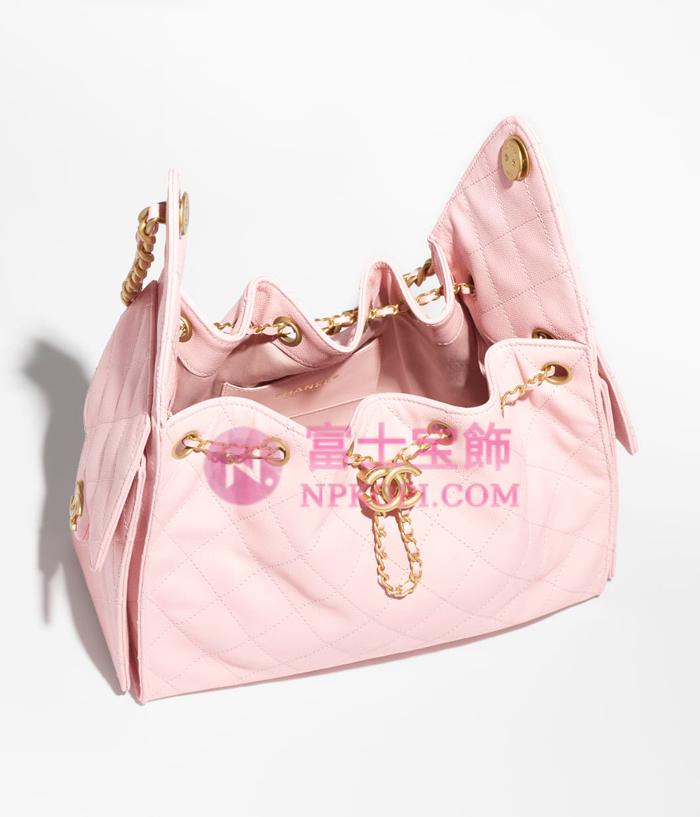 シャネルスーパーコピー後払い2025年春夏CHANEL 25 スモール ハンドバッググレインド カーフスキン ピンクAS5293-B20304-NAGEO