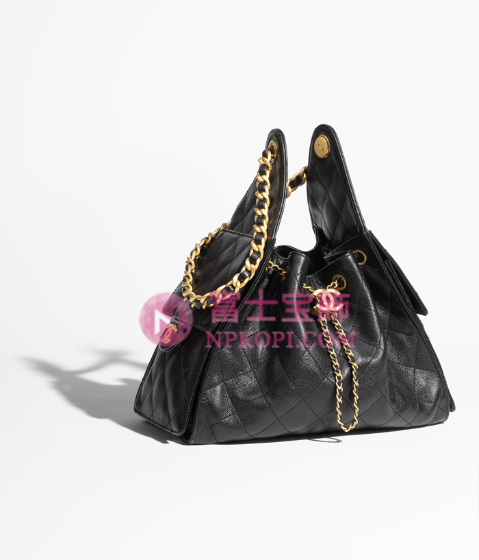 シャネルスーパーコピー後払い2025年春夏CHANEL 25 スモール ハンドバッググレインド カーフスキンブラックAS5293-B20304-94305