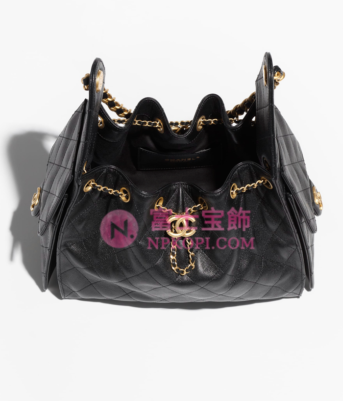 シャネルスーパーコピー後払い2025年春夏CHANEL 25 スモール ハンドバッググレインド カーフスキンブラックAS5293-B20304-94305