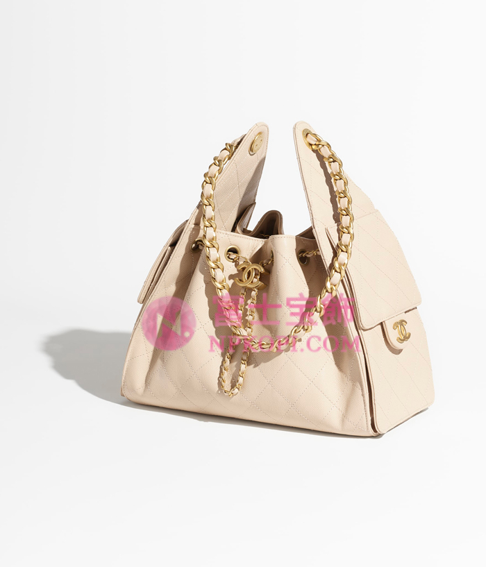 シャネルスーパーコピー後払い2025年春夏CHANEL 25 スモール ハンドバッググレインド カーフスキンベージュAS5293-B20304-NAGEK