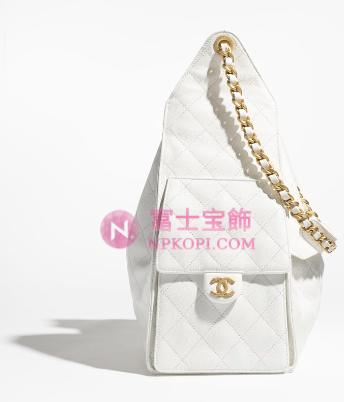 シャネルスーパーコピー後払い2025年春夏CHANEL 25 ミディアム ハンドバッググレインド カーフスキンホワイトAS5311-B20304-10601
