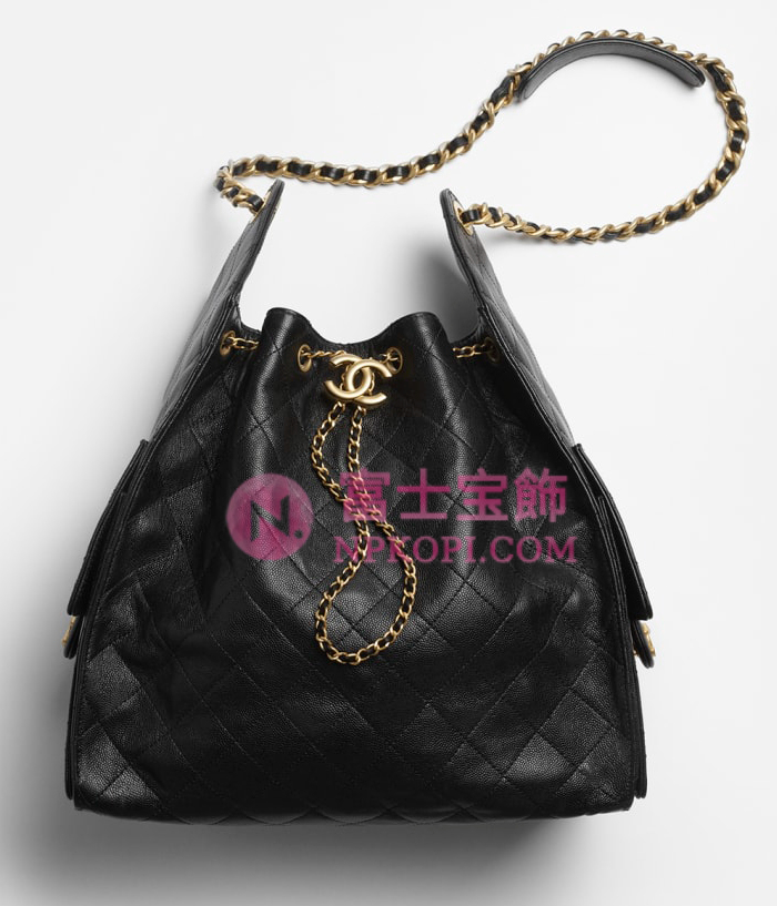 シャネルスーパーコピー後払い2025年春夏CHANEL 25 ミディアム ハンドバッググレインド カーフスキンブラックAS5311-B20304-94305