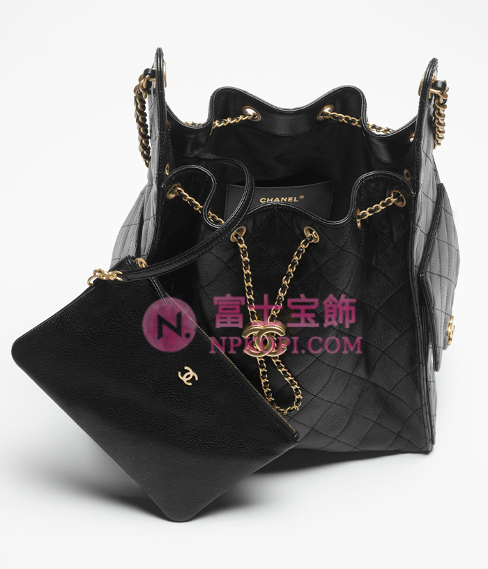 シャネルスーパーコピー後払い2025年春夏CHANEL 25 ミディアム ハンドバッググレインド カーフスキンブラックAS5311-B20304-94305