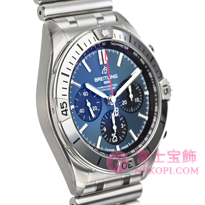 ブライトリング自動巻き時計クロノマットB01 42 AB0134101C1A1