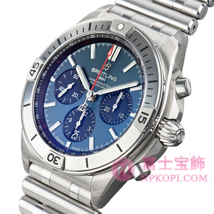 ブライトリング自動巻き時計クロノマットB01 42 AB0134101C1A1