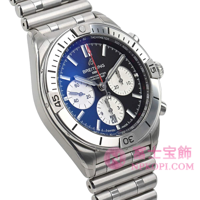 ブライトリング自動巻き時計クロノマットB01 42 AB0134101B1A1