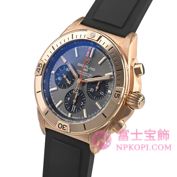 ブライトリング自動巻き時計クロノマットB01 42 RB0134101B1S1
