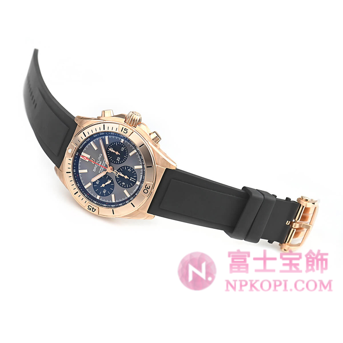 ブライトリング自動巻き時計クロノマットB01 42 RB0134101B1S1
