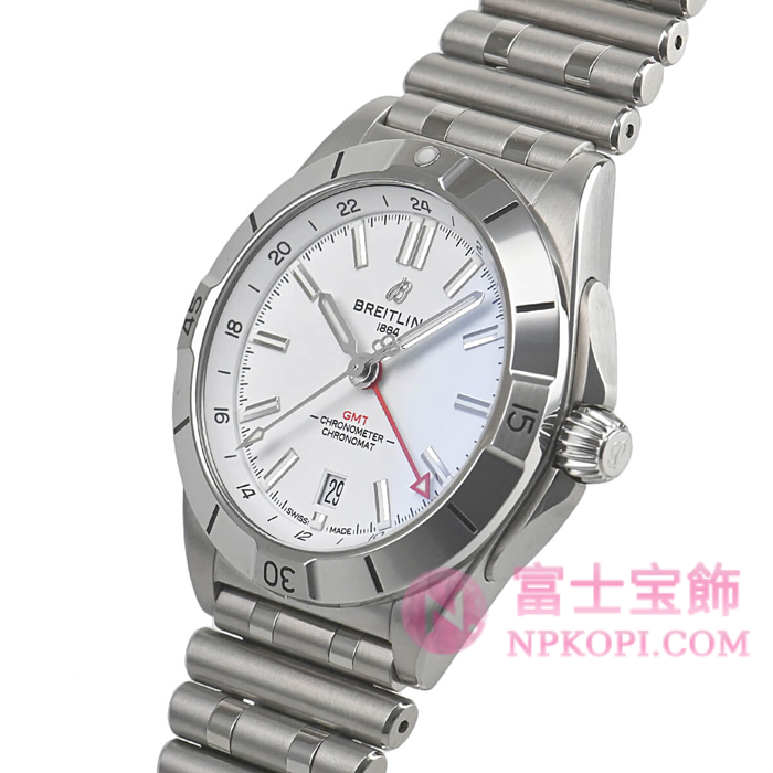 ブライトリング自動巻き時計クロノマット オートマチック GMT 40 A32398101A1A1