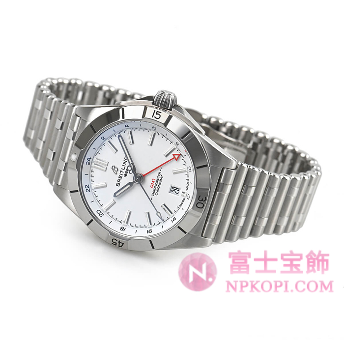 ブライトリング自動巻き時計クロノマット オートマチック GMT 40 A32398101A1A1